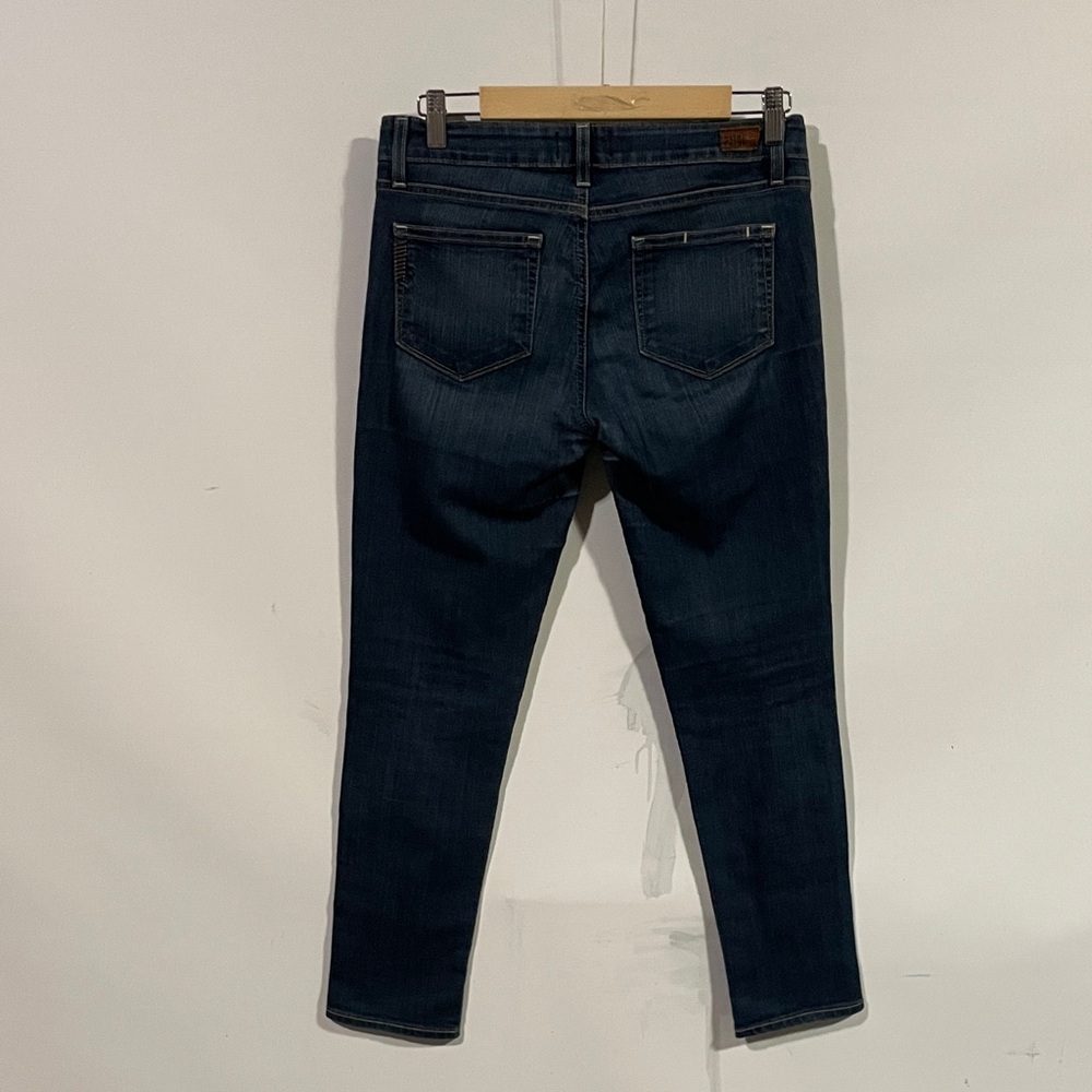 PAIGE Women's Deep Indigo Skinny Jeans - Picture 3 of 3